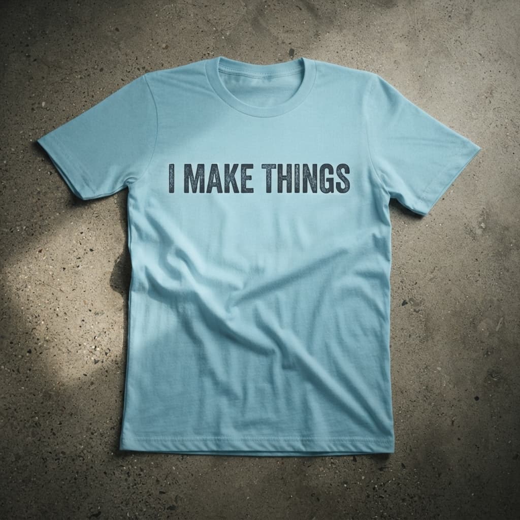 Karavirs® Creator Surf Blue graphic tee for men India