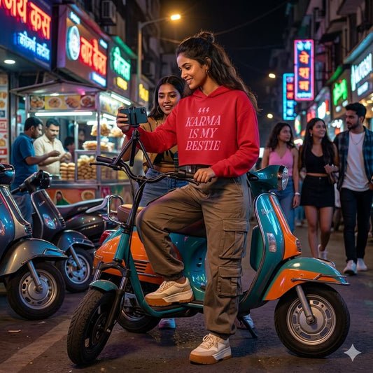 Women's Red Crop Hoodies