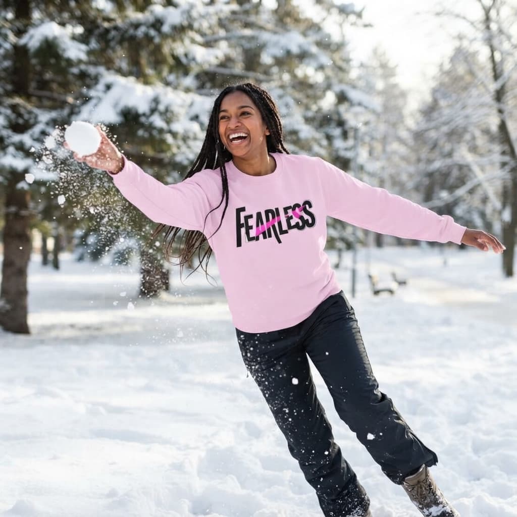 Women’s Light Pink Sweatshirt 