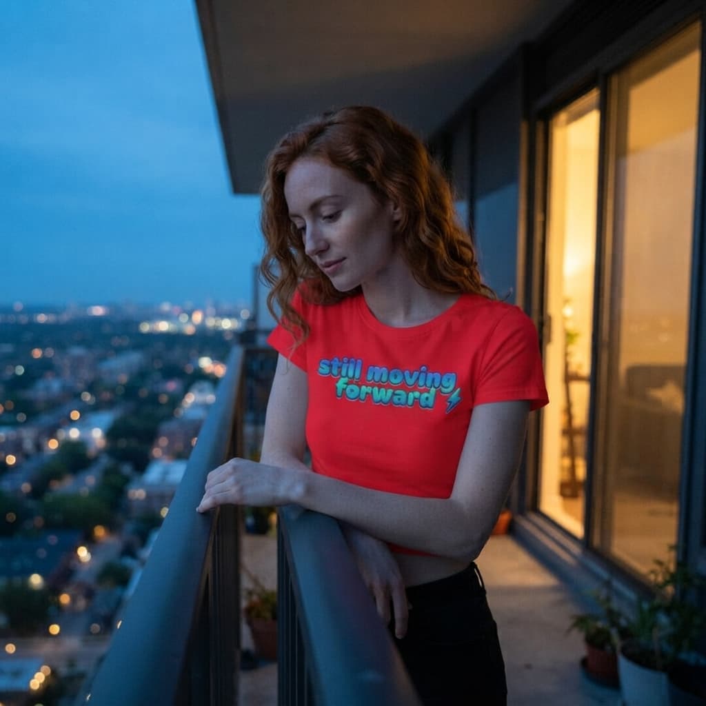 Women's Red Crop Top