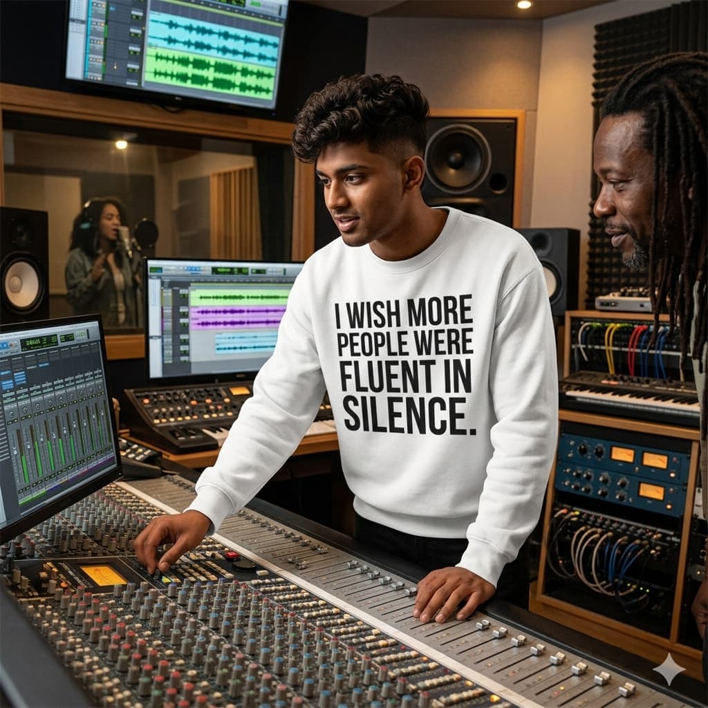 Men's White Sweatshirt