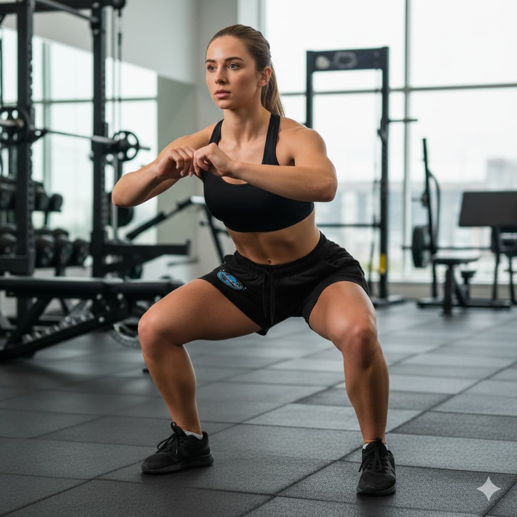 WOMENS BLACK SPORTSHORTS