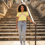 Women's Butter Yellow Crop Top