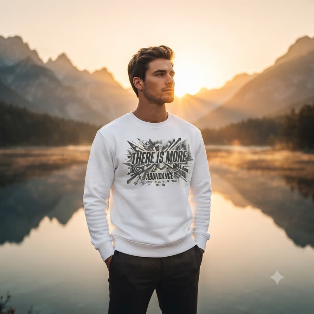Men’s White Sweatshirt