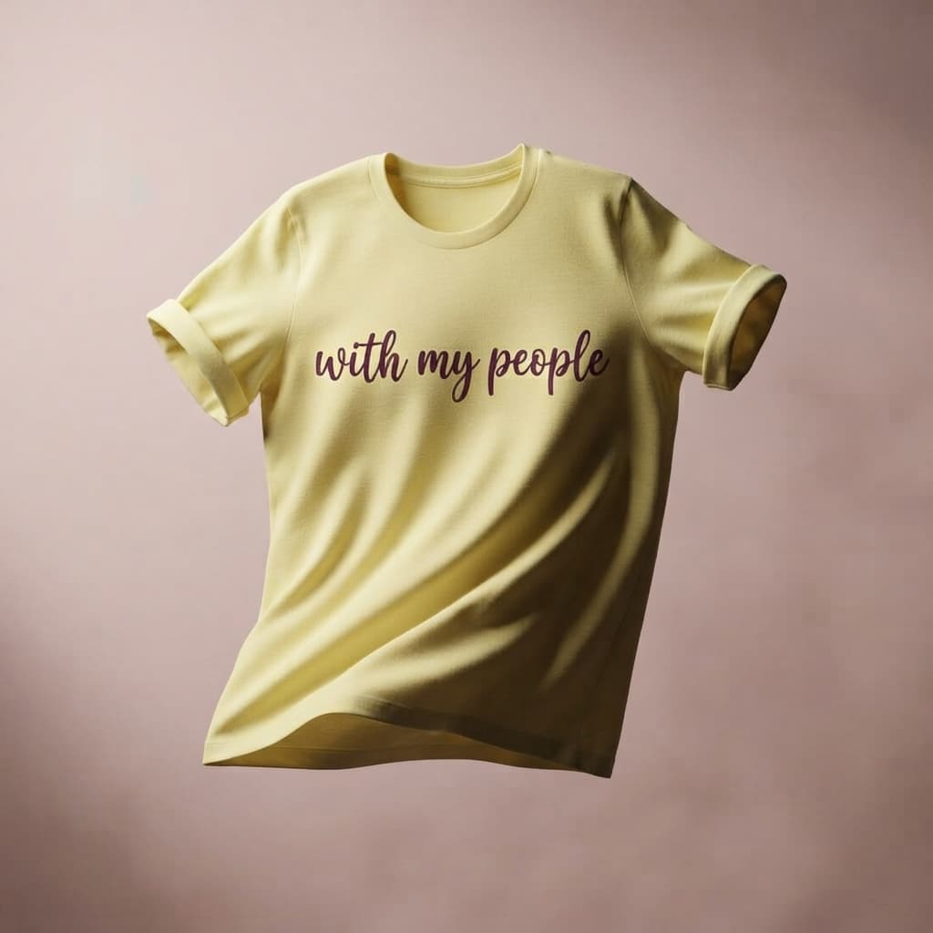 karavirs™ With My People — Butter Yellow Women's Tee
