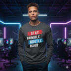 Men's Black Full Sleeve Round Neck T-shirts