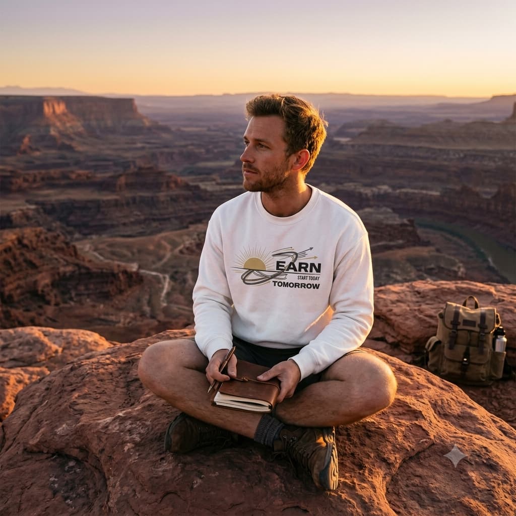 Men's White Sweatshirt