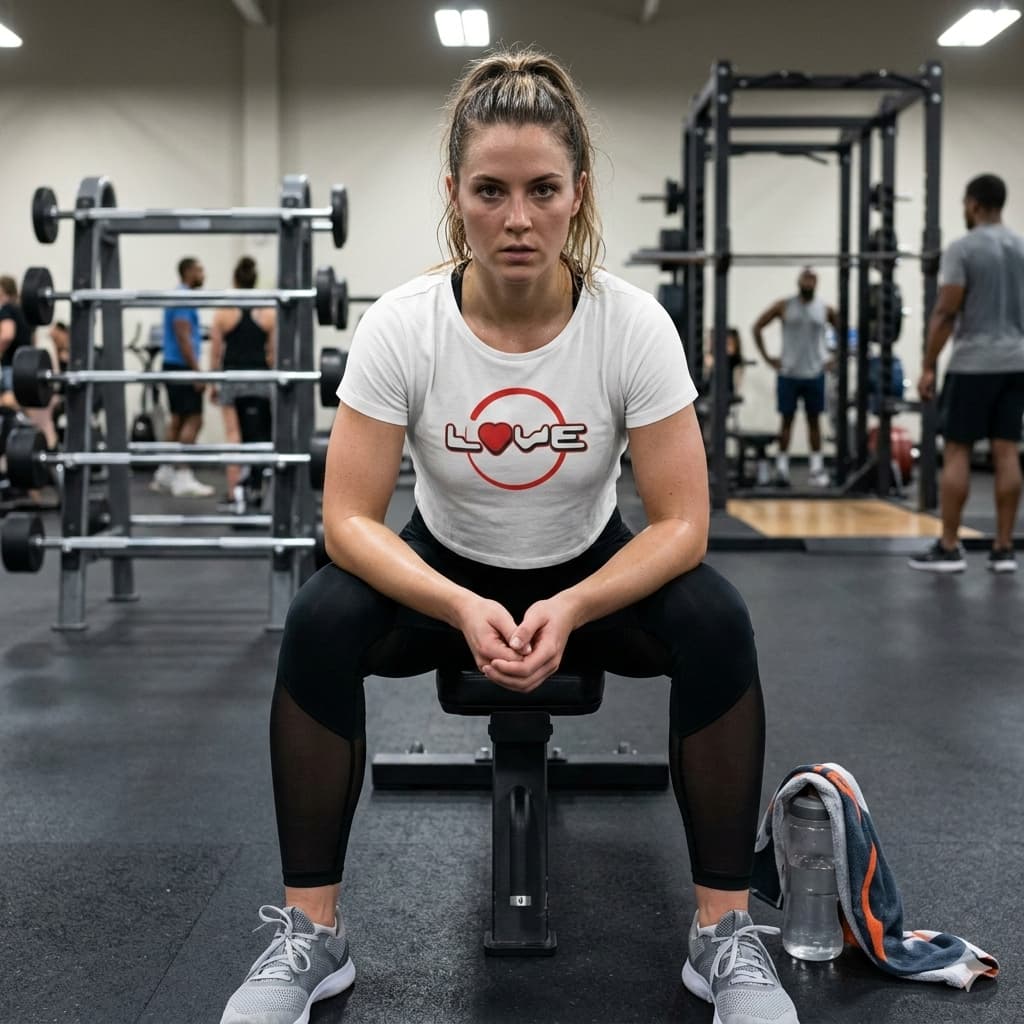 WOMENS WHITE CROP TOP