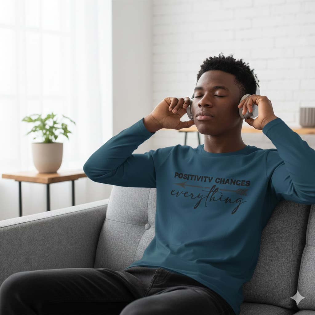 MENS NAVY BLUE ROUNDNECK F/S T-SHIRT