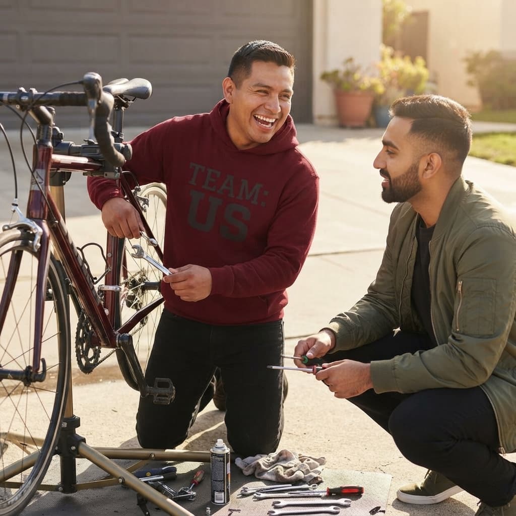 karavirs™ Team Us — Maroon Hoodie