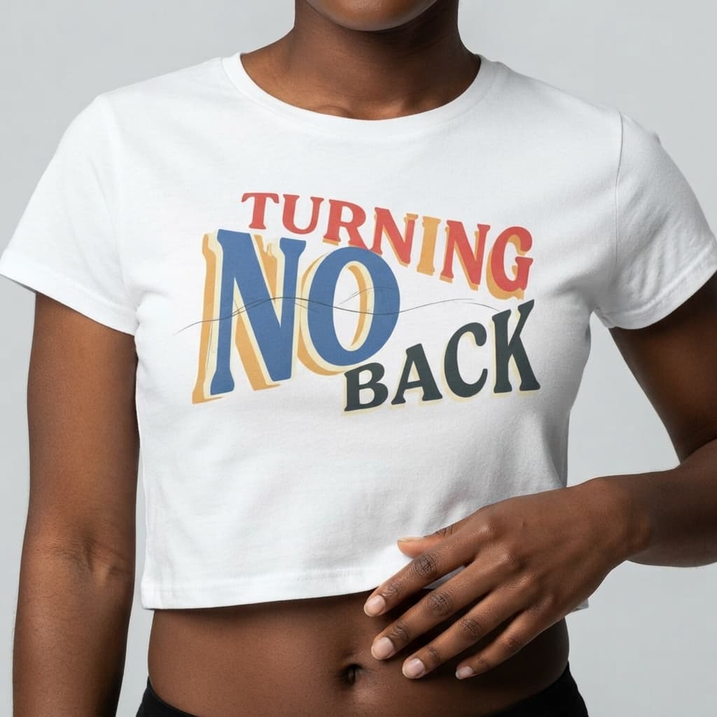 Women’s White Crop Top