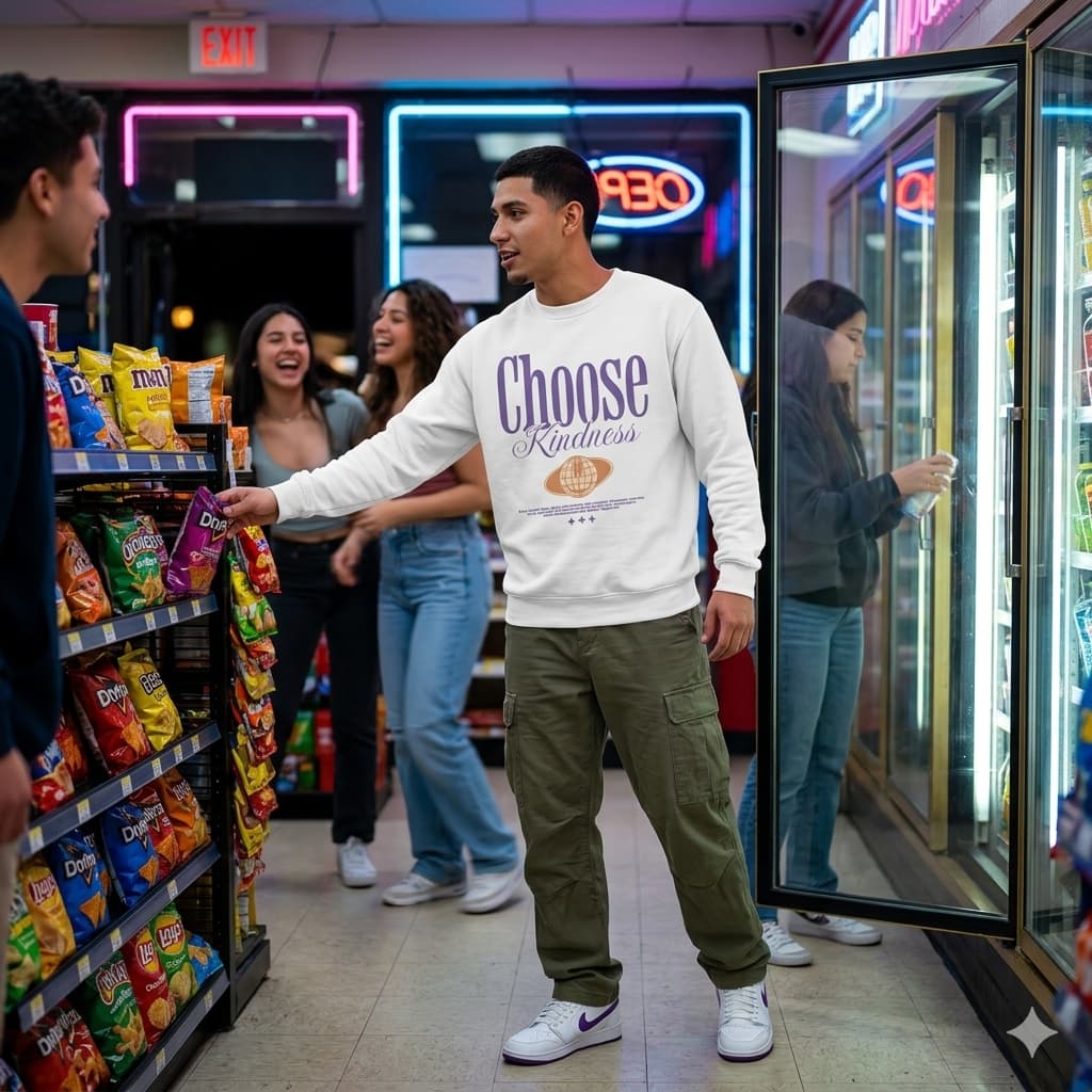 Men's White Sweatshirt