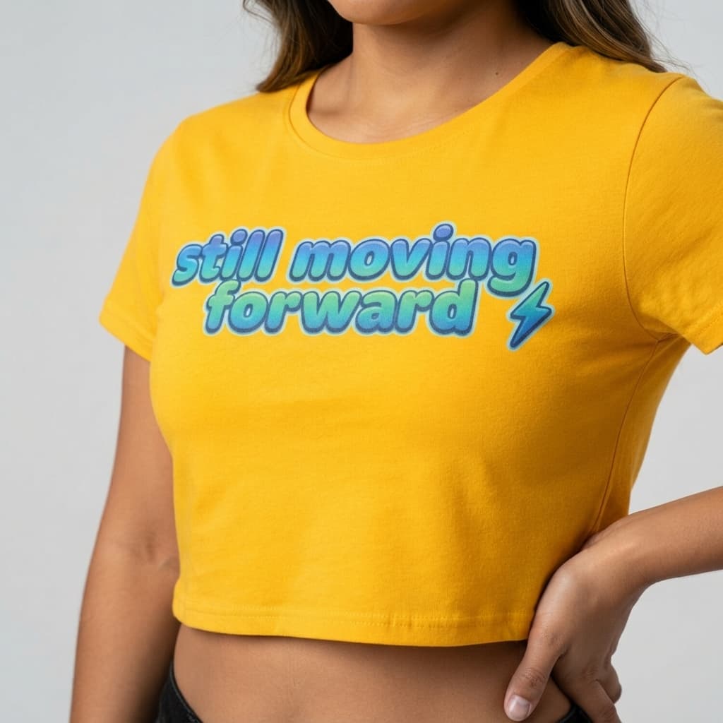 Women's Golden Yellow Crop Top