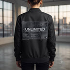 Women's Black Bomber Jacket