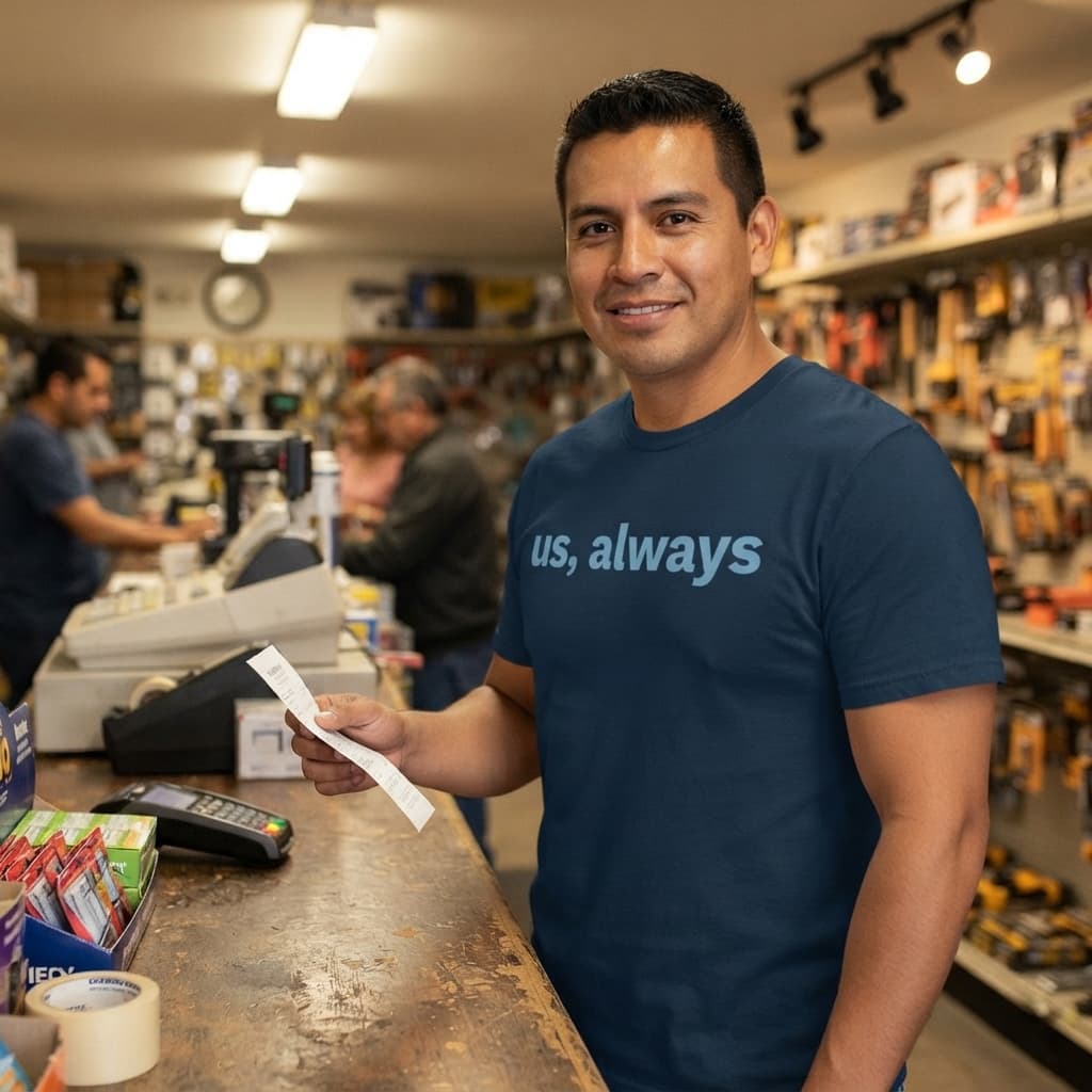 karavirs™ Us Always — Navy Blue Tee