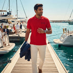 Men's Red Polo T-shirt
