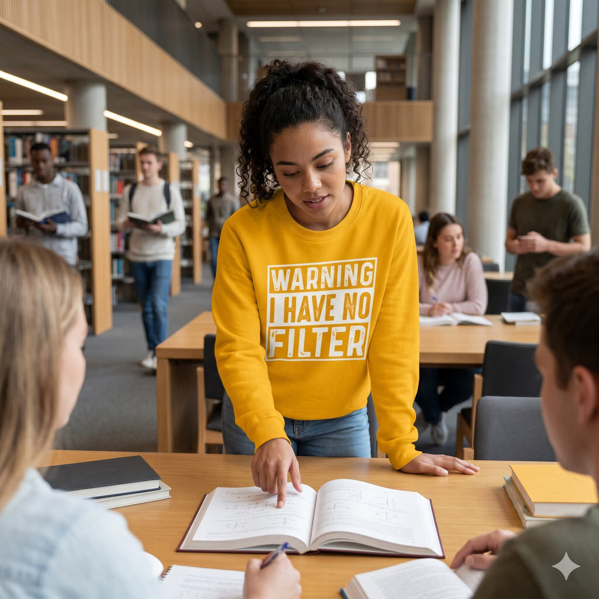 Women's Golden Yellow Sweatshirt