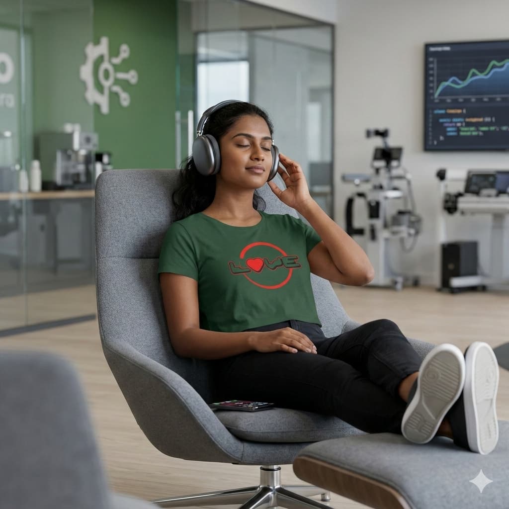 WOMENS OLIVE GREEN CROP TOP