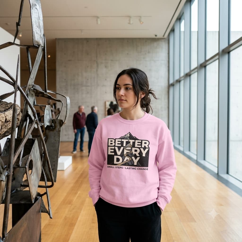 Women's Light Pink Sweatshirt