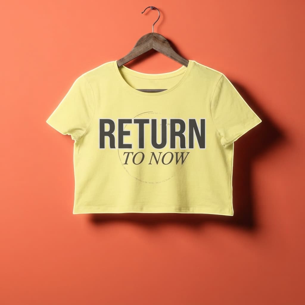 Women's Butter Yellow Crop Top