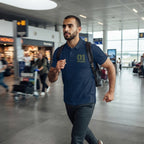 Men's Navy Blue Polo T-shirt