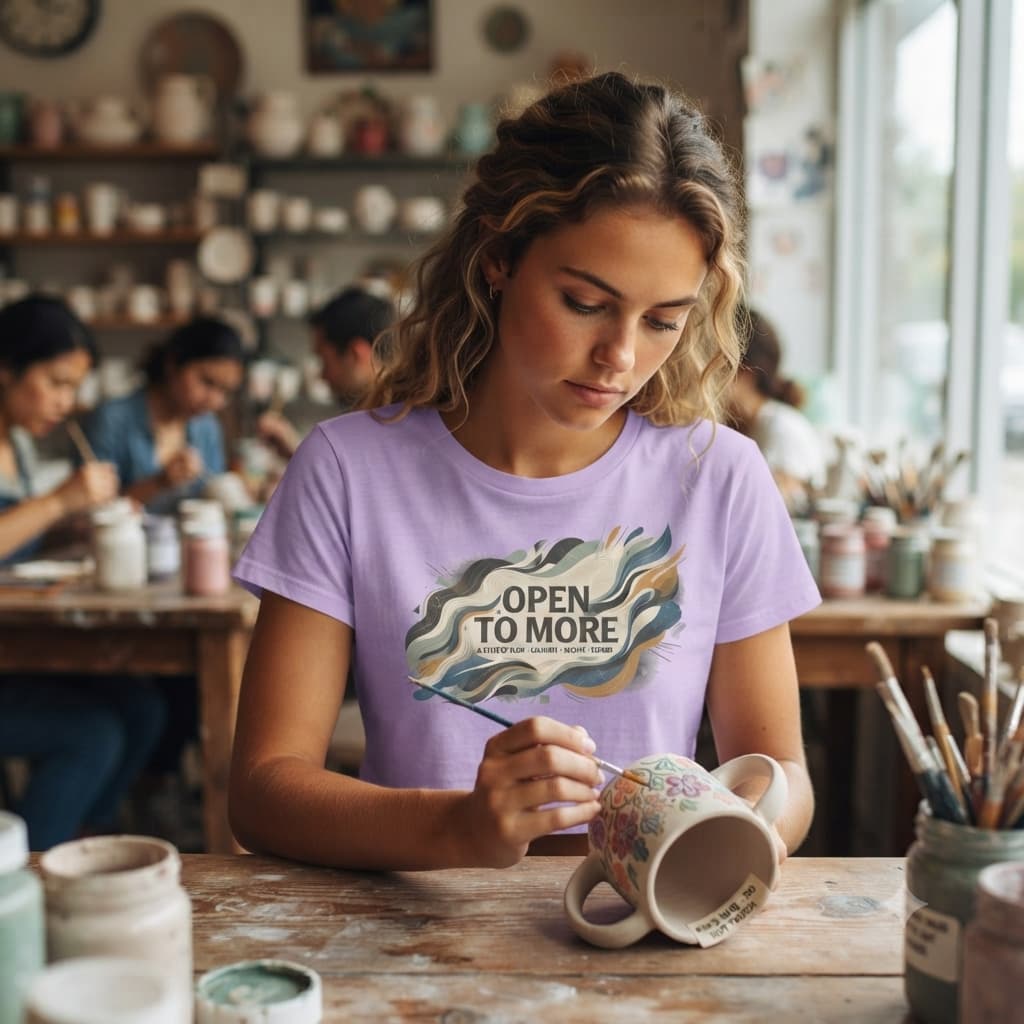 Women's Iris Lavender Crop Top