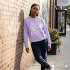 WOMENS IRIS LAVENDER SWEATSHIRT 