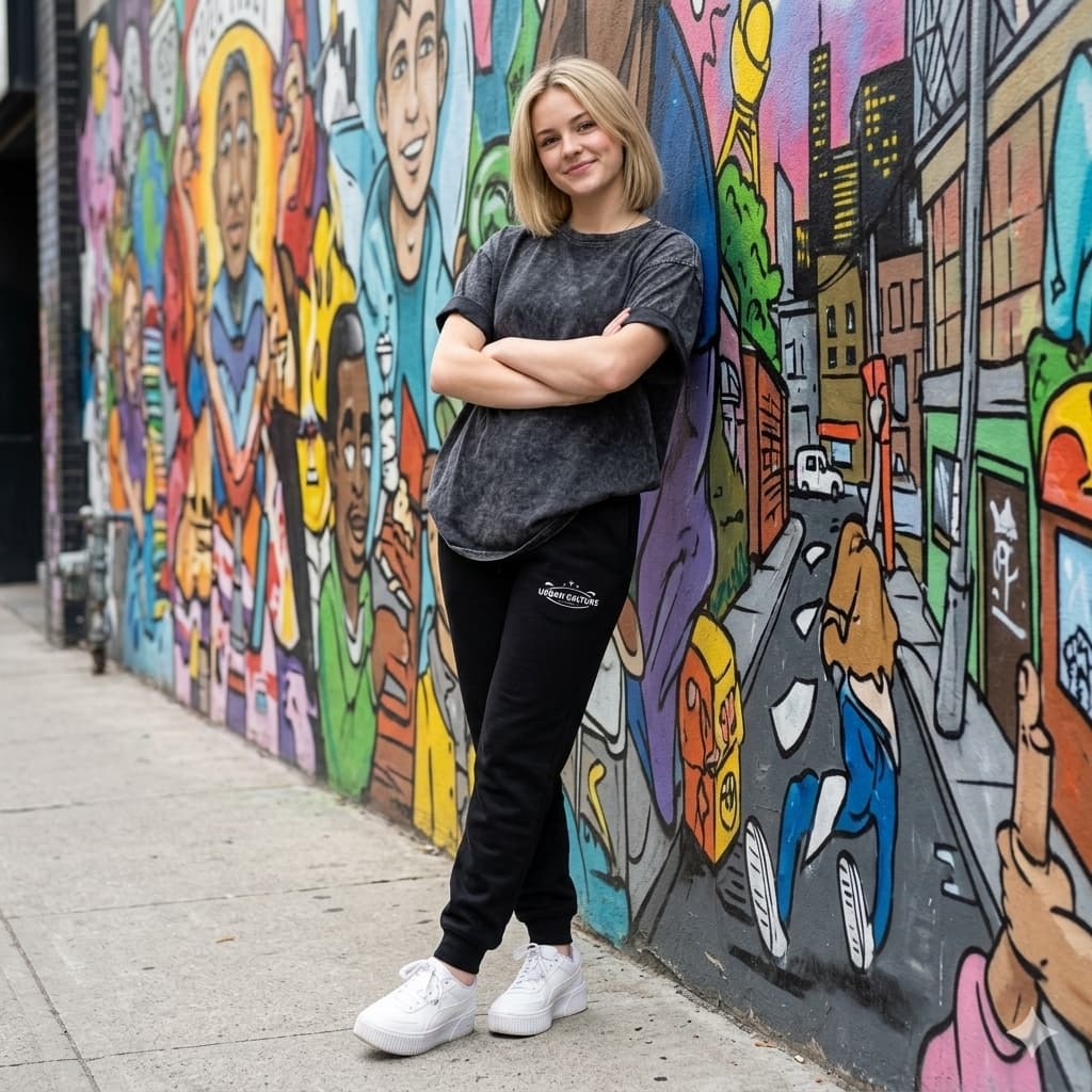 Women's Black Joggers