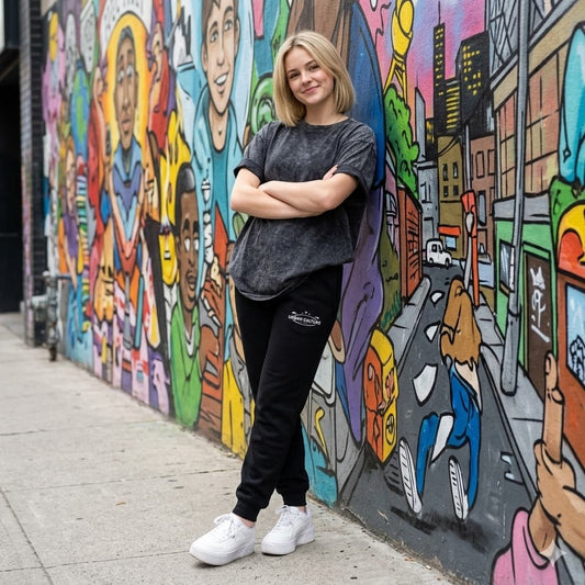 Women's Black Joggers