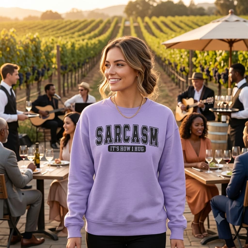 Women's Iris Lavender Sweatshirts