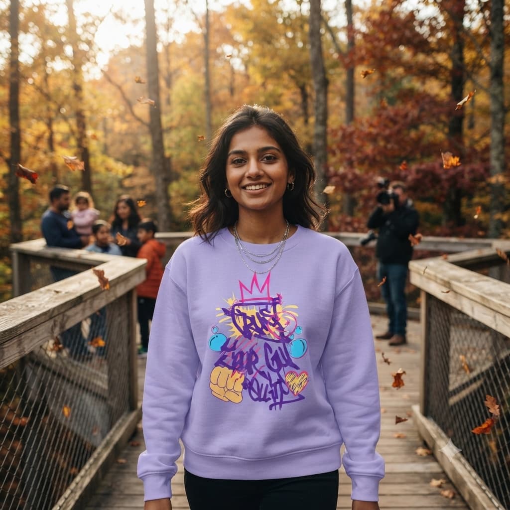 Women’s Iris Lavender Sweatshirt 