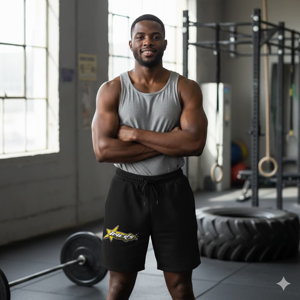 MENS BLACK SPORTSHORTS