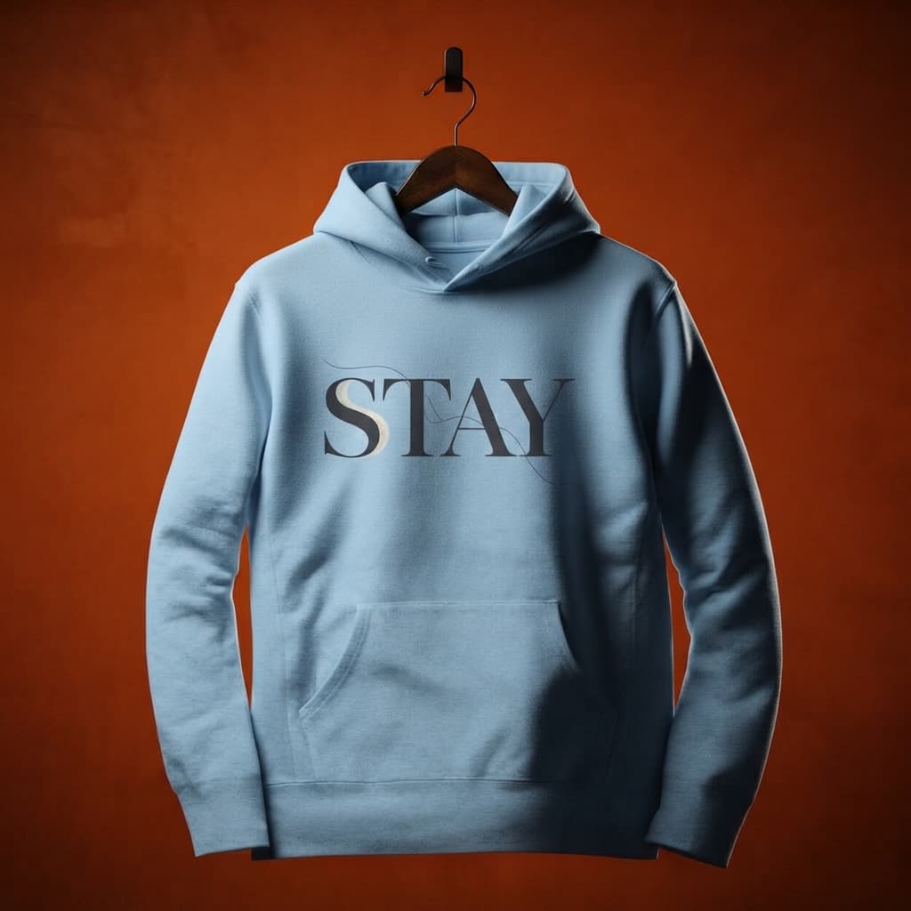 Men's Baby Blue Hoodies