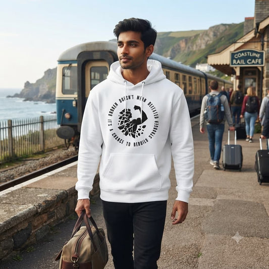 Men's White Hoodies