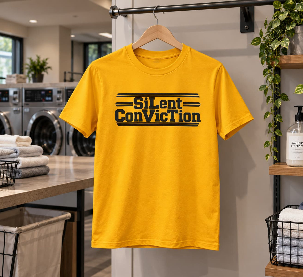 MENS GOLDEN YELLOW ROUNDNECK T-SHIRT