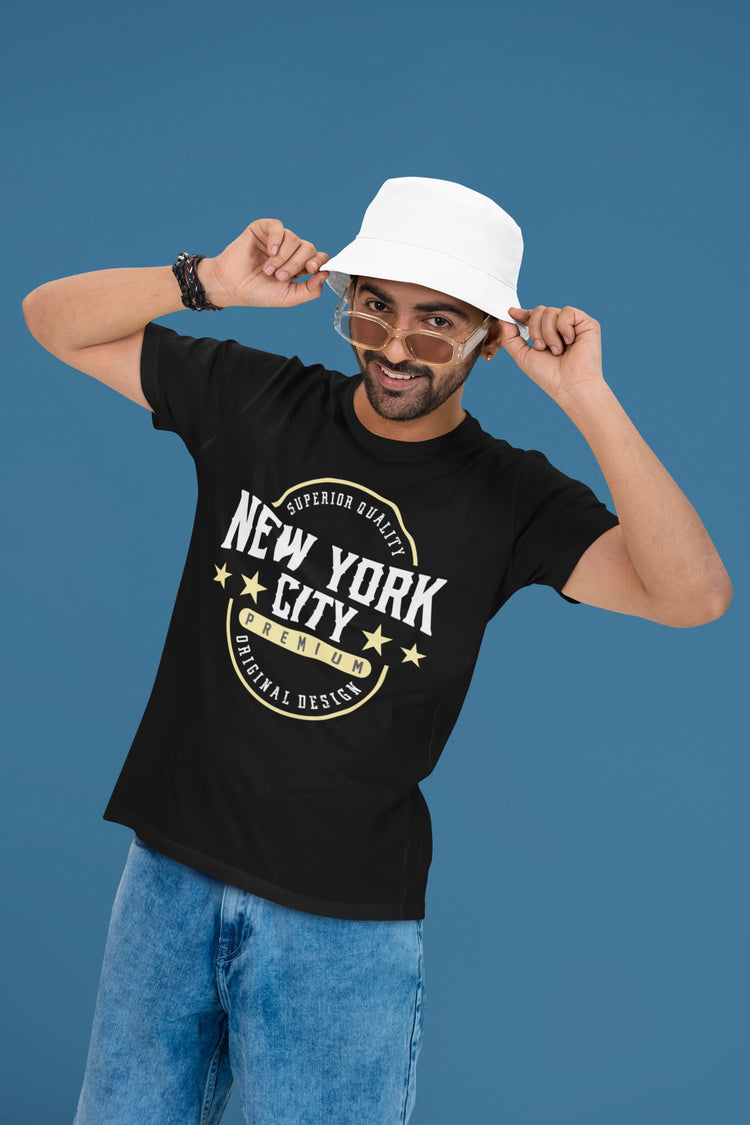 Person wearing a black &