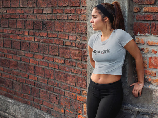 Woman wearing a &