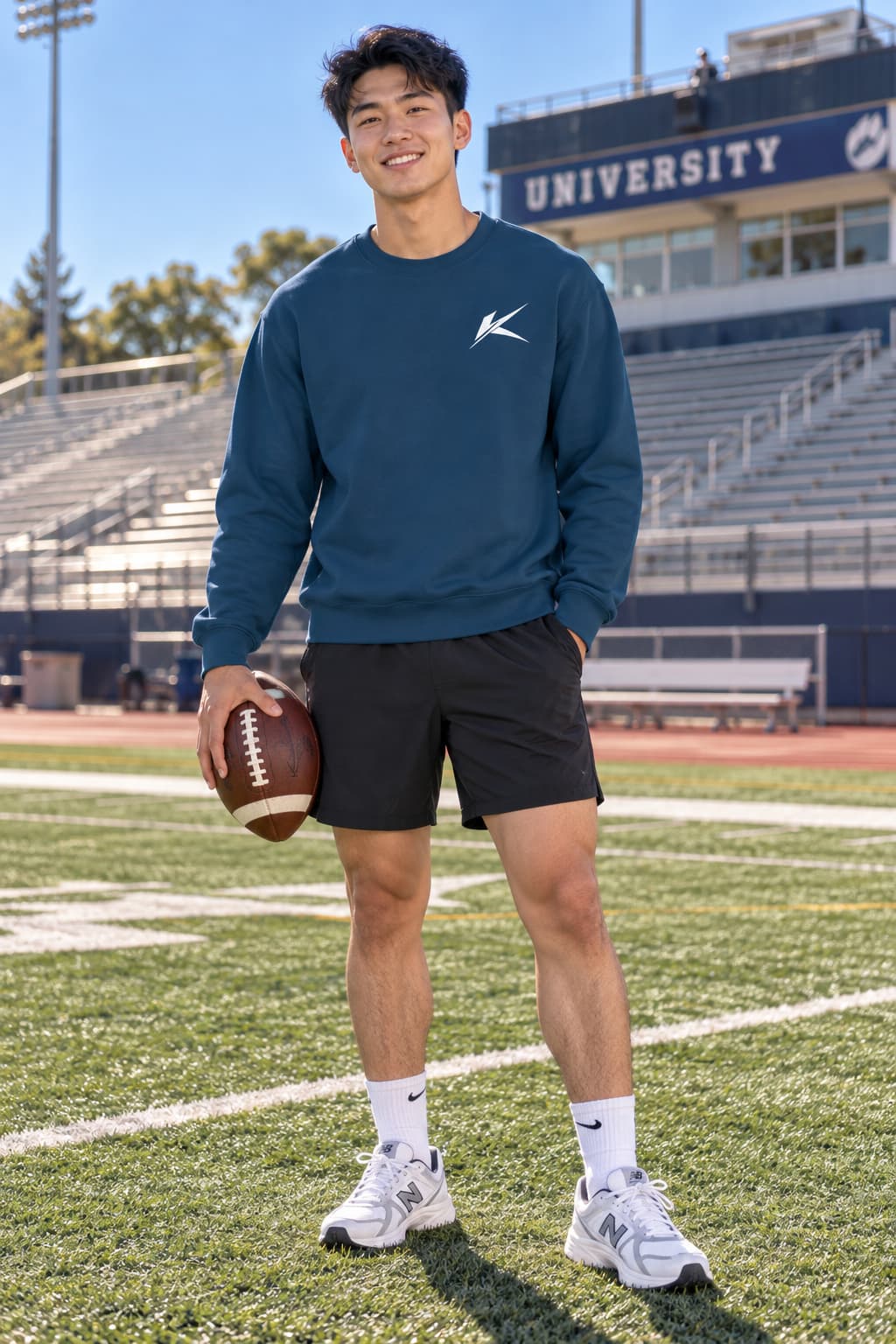 MENS NAVY BLUE SWEATSHIRT