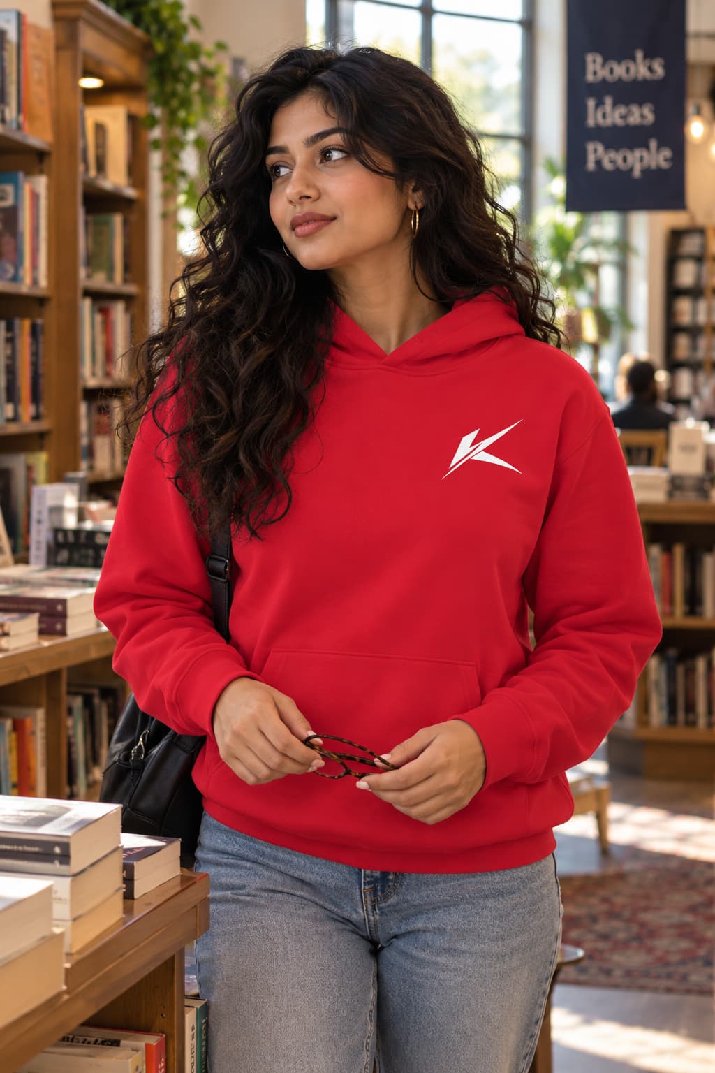 WOMENS RED HOODIES