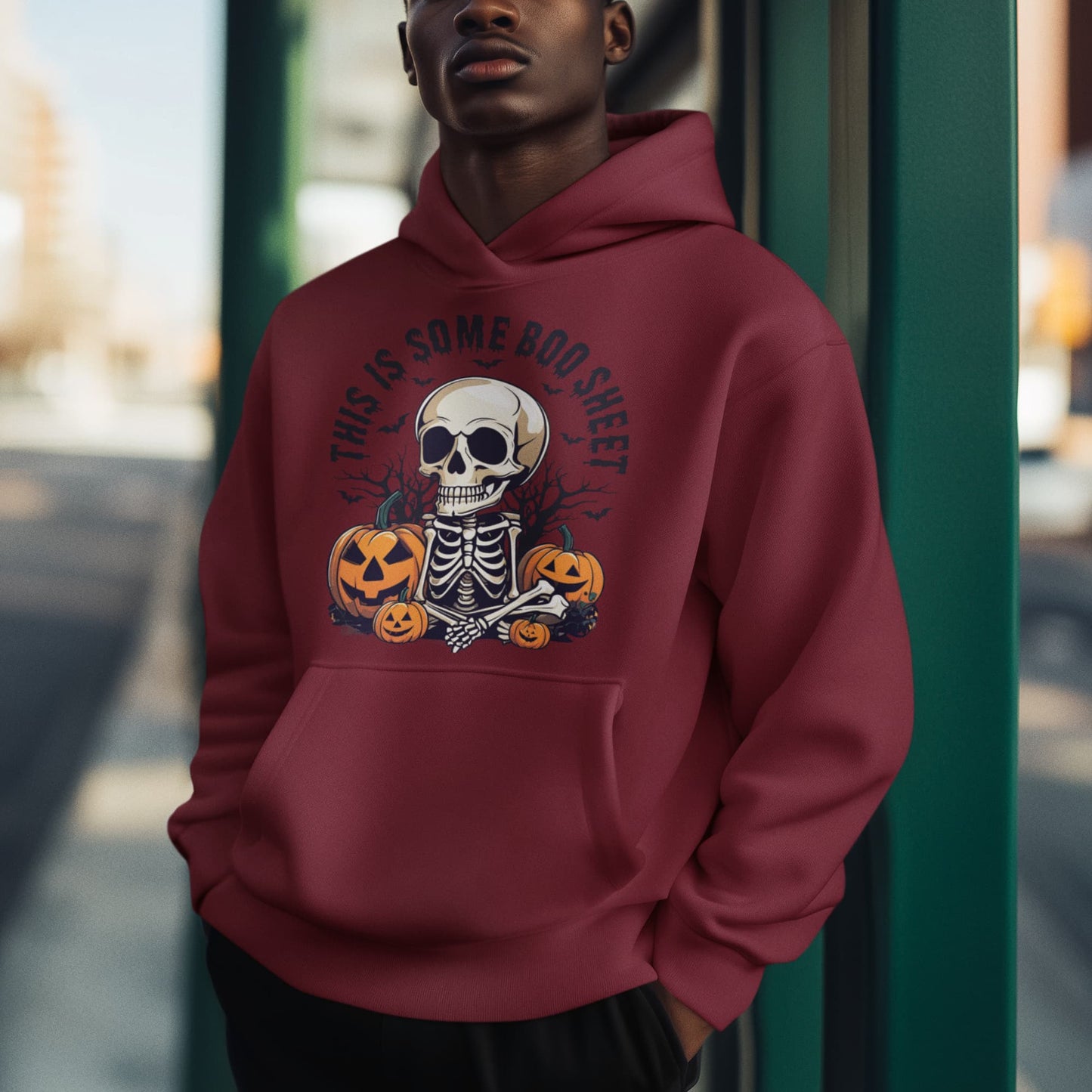 Men's Maroon Hoodies