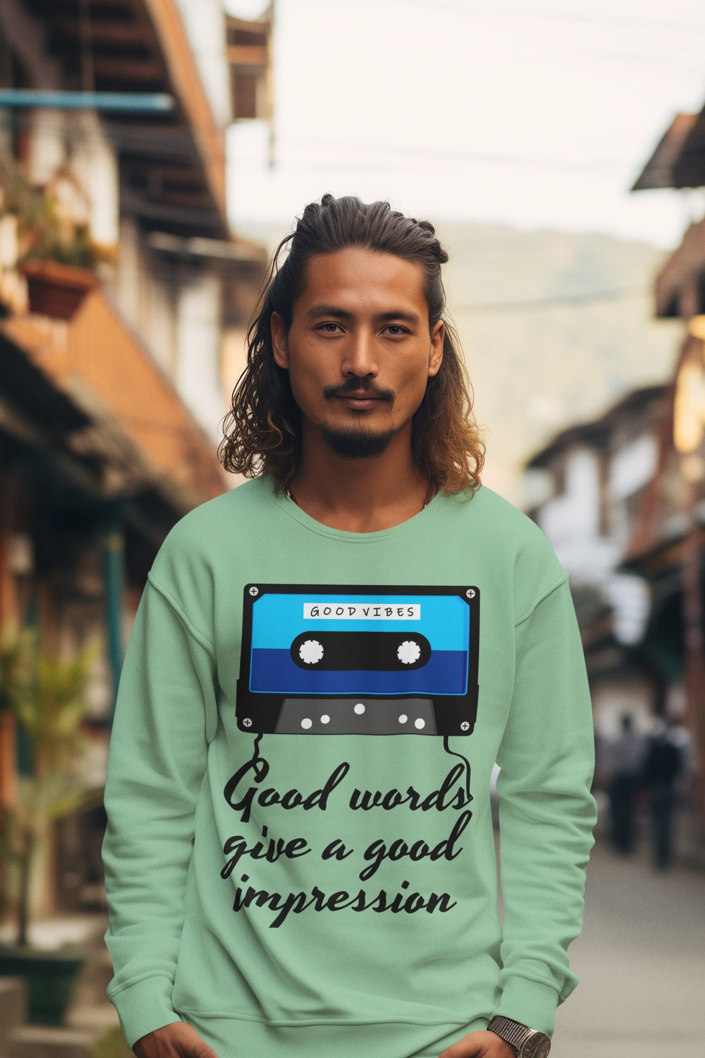 Men's Mint Green Sweatshirts