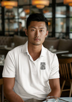 Men's White Polo T-shirts
