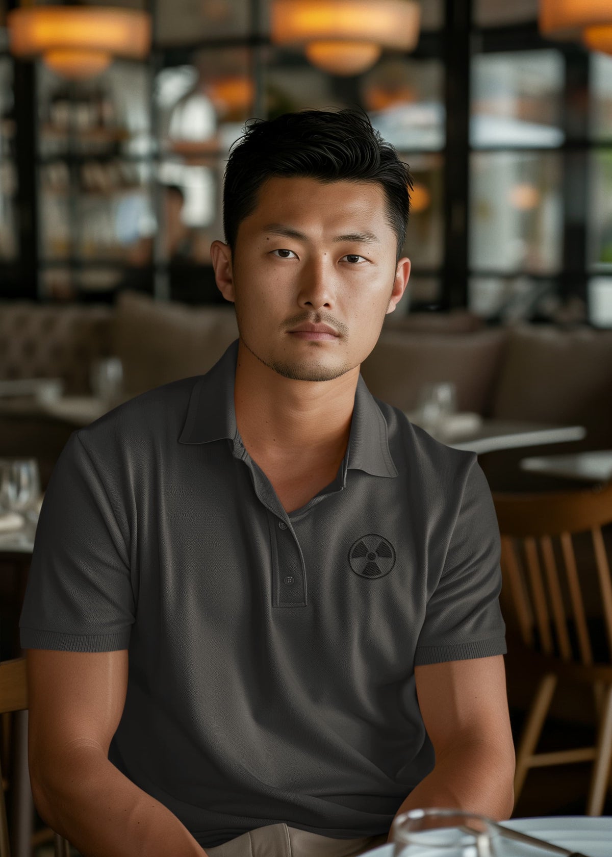 Men's Black Polo T-shirts