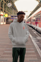 Men's Melange Grey Hoodies