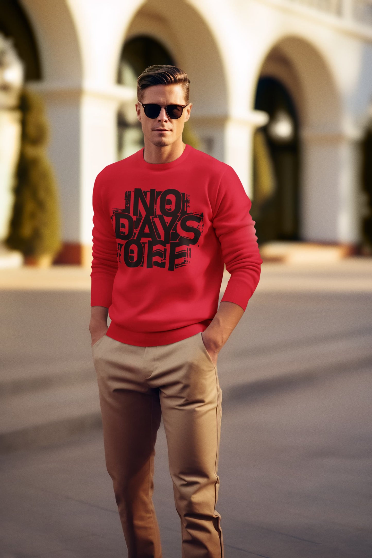 Men's Red Sweatshirts