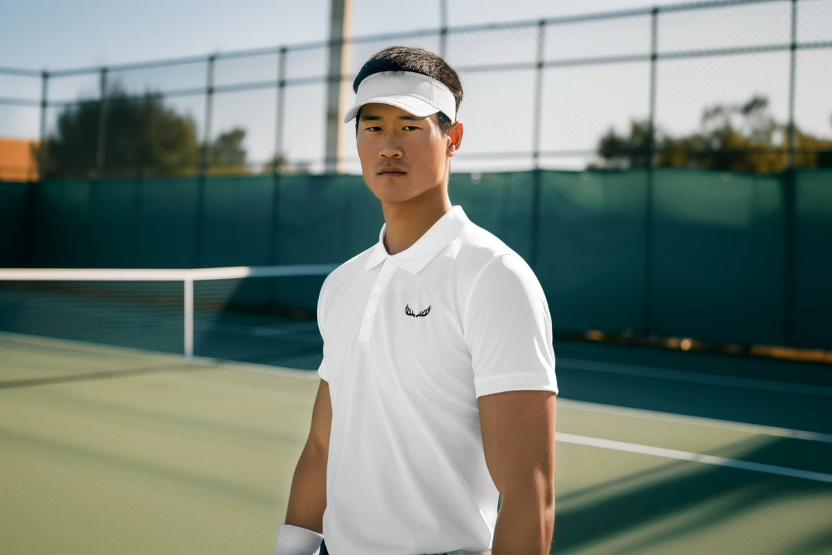 Men's White Polo T-shirts