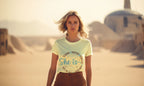 Women's Butter Yellow Round Neck T-shirts