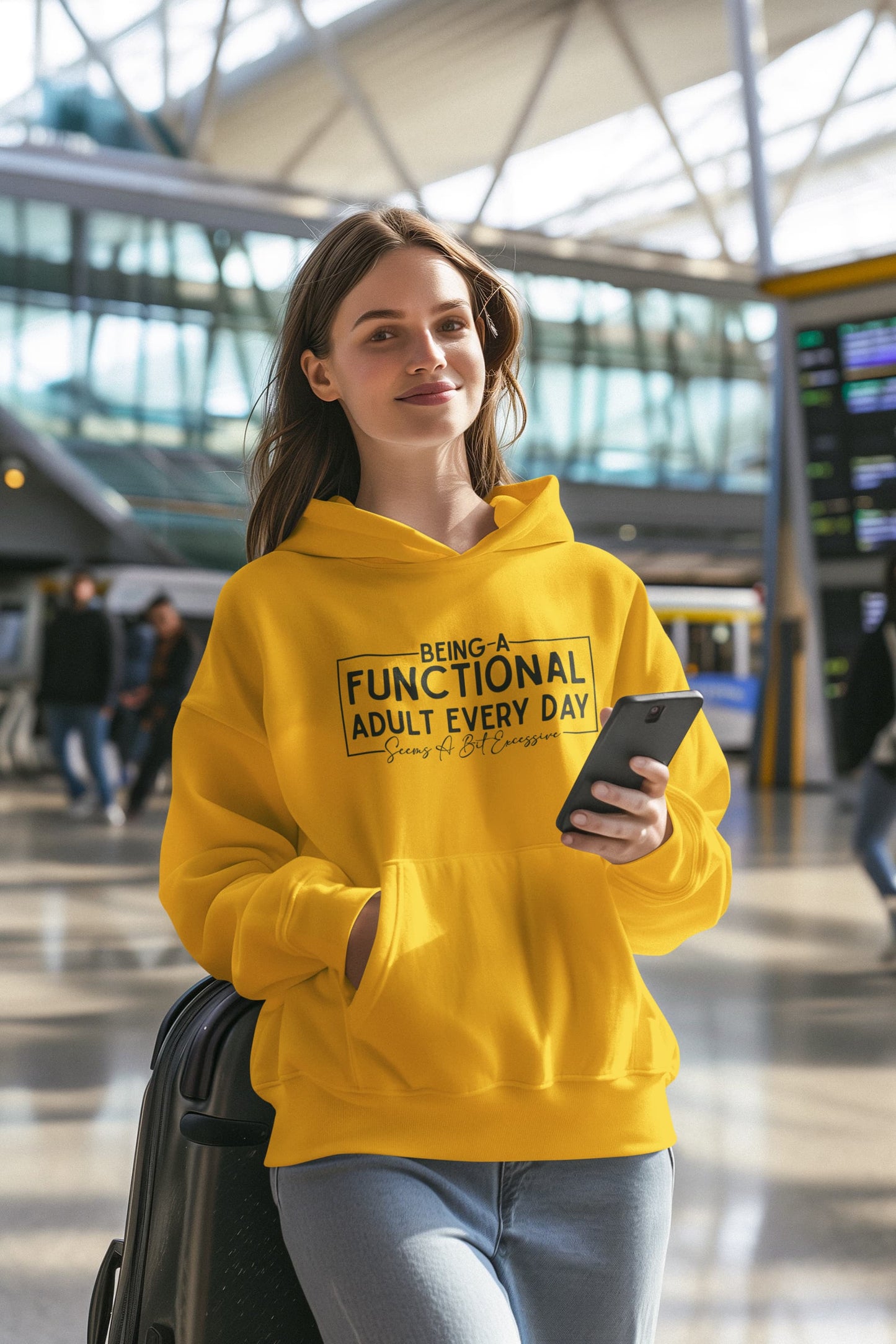 Women's Golden Yellow Hoodies