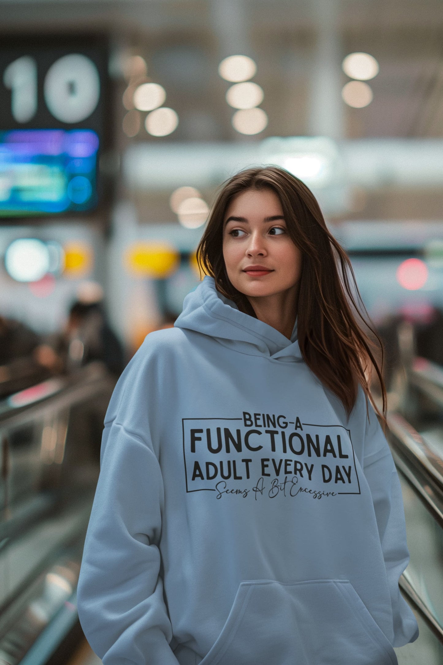 Women's Baby Blue Hoodies