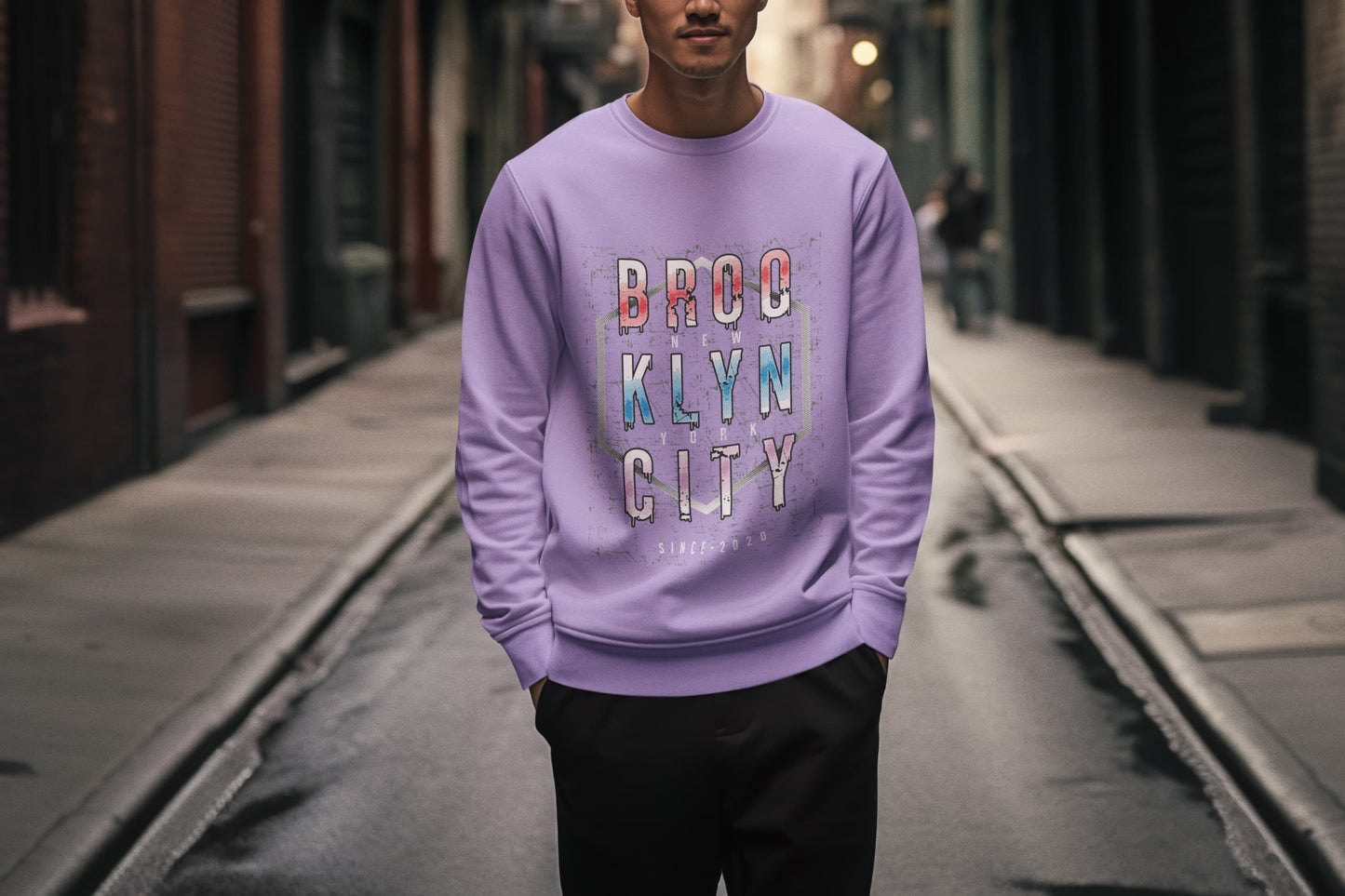 Men's Iris Lavender Sweatshirts